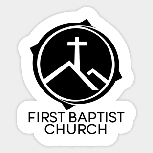 First Baptist Church Logo Tee Sticker